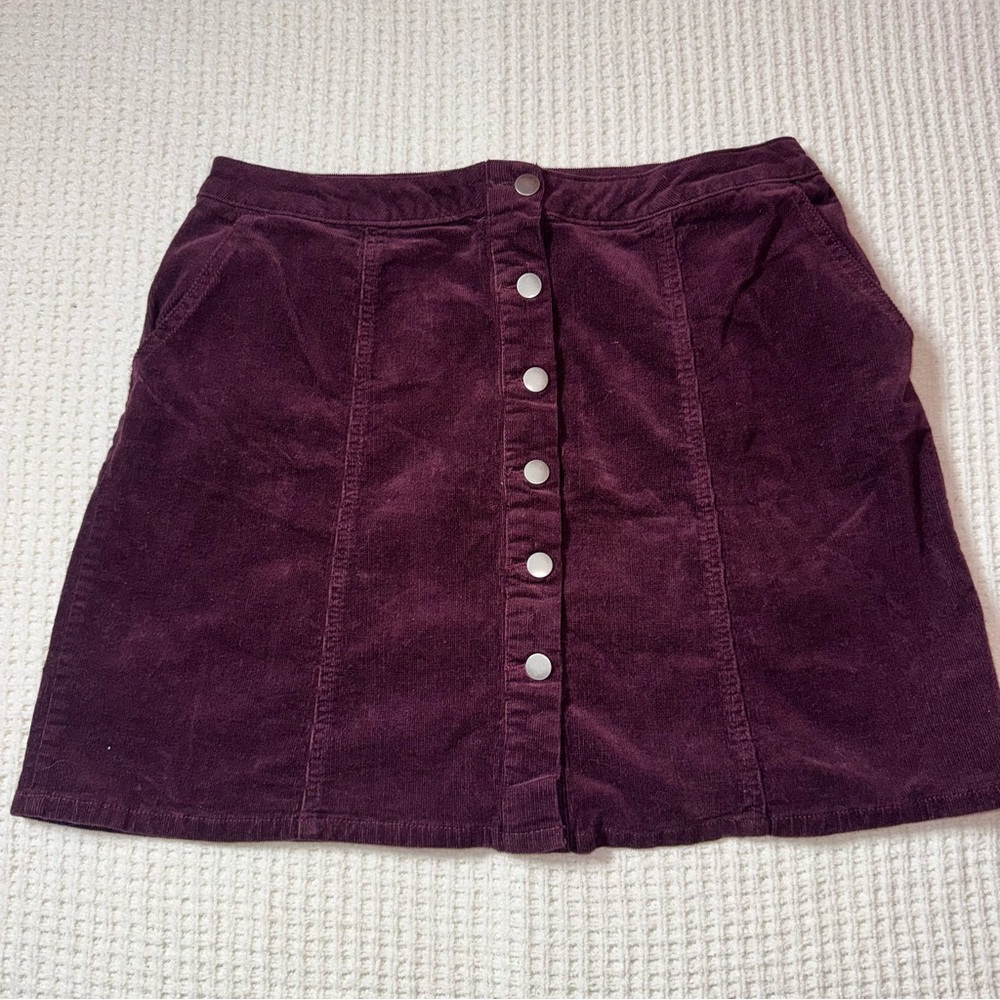 Maurices Deep Purple Mini Skirt